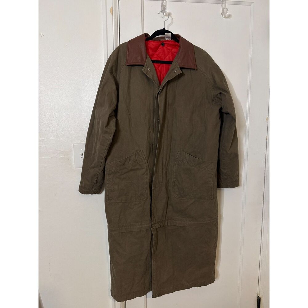 Vintage 1990s Marlboro Country Store convertible trench duster coat